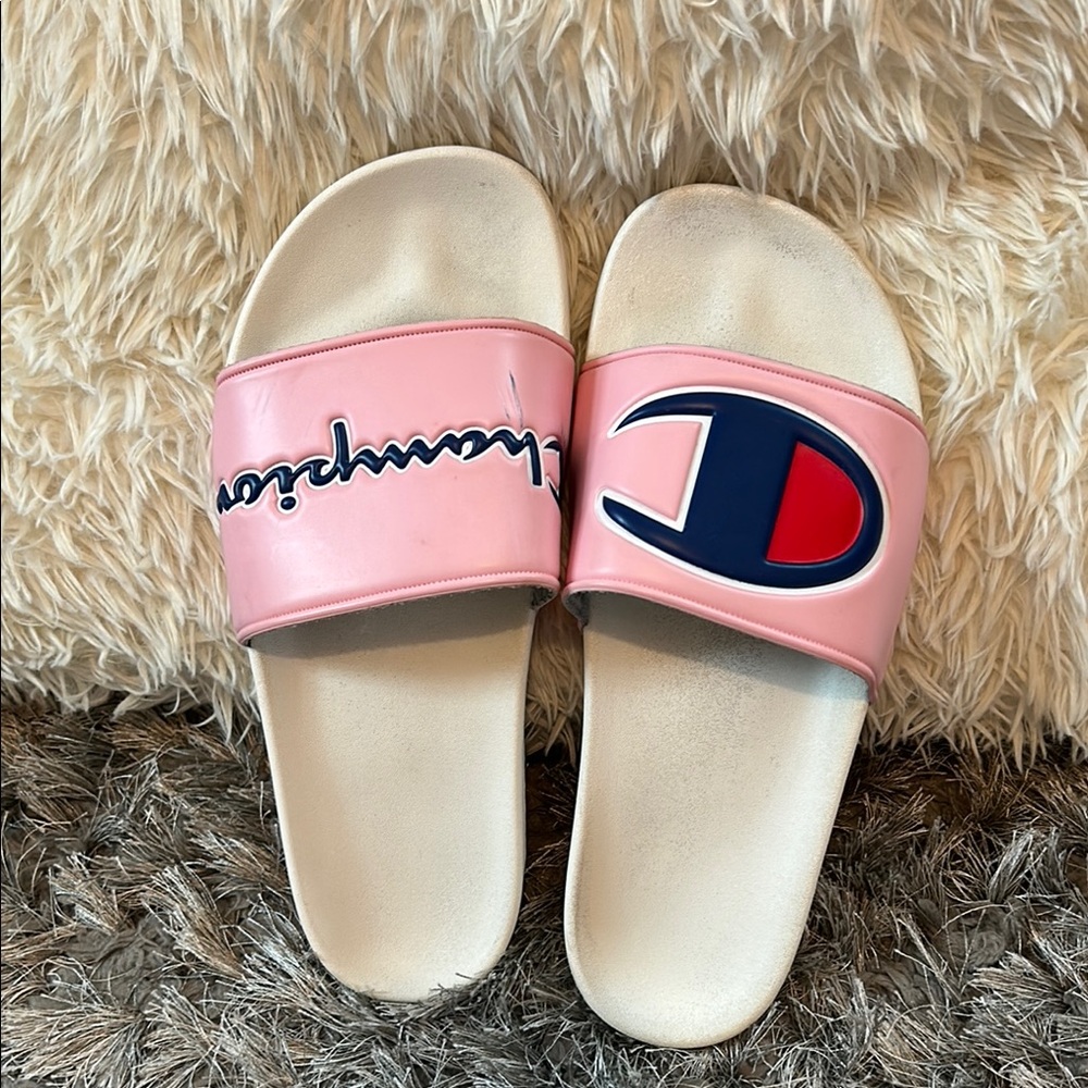 Champion Pink Slide Sandals